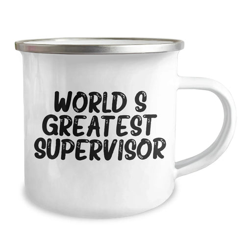Funny World's Greatest Supervisor Gifts for Her, Camping Mug from Family, Unique Mother's Day Unique Gifts for Her, Supervisor Appreciation - Image 2
