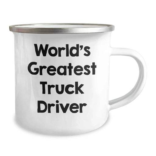 Funny Truck Driver Gifts from Men, Unique World's Greatest Truck Driver Camping Mug, Father's Day Unique Gifts - Image 2