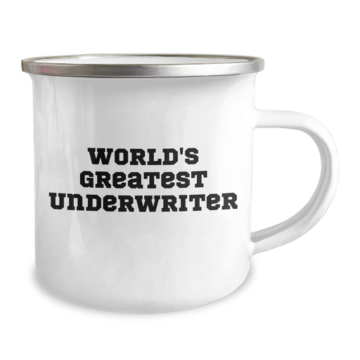 World's Greatest Underwriter Funny Camping Mug, Gifts from Men to Underwriter, Unique Father's Day Unique Gifts - Image 2