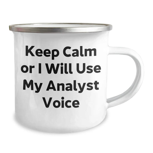 Funny Analyst Quote Camping Mugs for Dad's Unique Gifts from Family, Coworkers, or Friends - Image 2