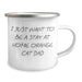Funny Orange Cat Dad Gifts - I Just Want To Be A Stay At Home Orange Cat Dad Camping Mug, Father's Day Unique Gifts from Men to Orange Cat Lovers - Image 2
