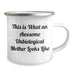 Funny Unbiological Mother Gifts, Awesome Camping Mug for Unbiological Moms, This Is What An Awesome Unbiological Mother Looks Like, Father's Day Unique Gifts from Men to Unbiological Mothers - Image 2
