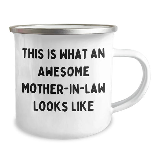 Funny Mom-in-law Gifts, This Is What An Awesome Mom-in-law Looks Like, Camping Mug for Father's Day, Gifts from Family to Mom-in-law - Image 2