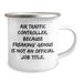 Funny Air Traffic Controller Gifts from Friends for Dad - Unique Camping Mug, 'Air Traffic Controller. Because Freaking' genius Is Not An Official Job Title.' - Image 2