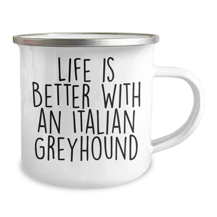 Funny Italian Greyhound Dog Gifts for Men, Life Is Better With An Italian Greyhound, Camping Mug, Father's Day Unique Gifts from Friends - Image 2