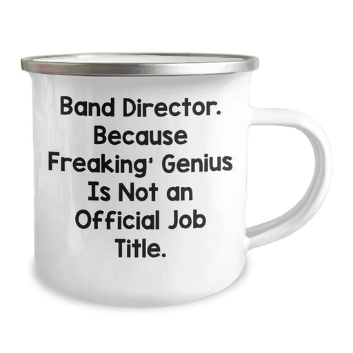 Band Director Camping Mug, Funny Quote Gifts from Men to Band Director for Father's Day, Camping Essentials - Image 2