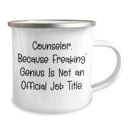 Counselor Gifts, Funny Quote Camping Mug, Father's Day Unique Gifts from Men to Counselor Friends - Image 2