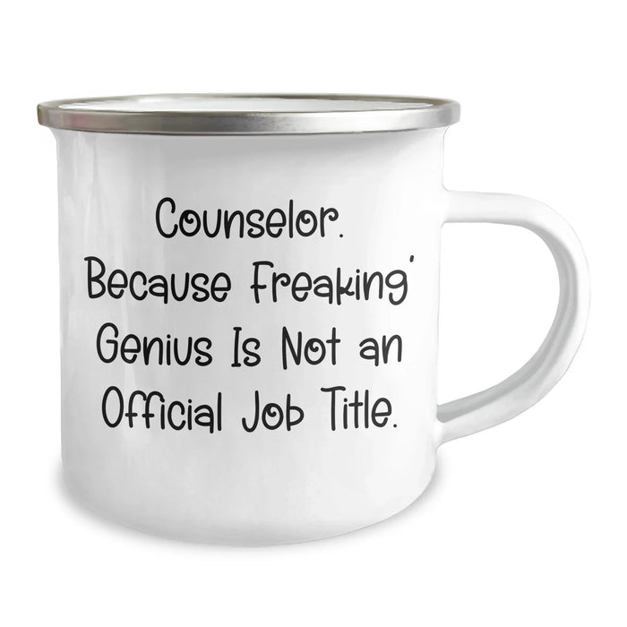 Counselor Gifts, Funny Quote Camping Mug, Father's Day Unique Gifts from Men to Counselor Friends - Image 2