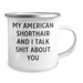 American Shorthair Cat Gifts, Funny Quote Camping Mug for Dad, Gifts from Family for Men on Father's Day - Image 2