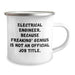 Electrical Engineer Gifts, Funny Quote, Camping Mug, Gifts from Friends for Dad's Special Day, 12 oz Stainless Steel with Enamel Finish - Image 2