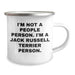 Funny Jack Russell Terrier Dog Camping Mug - Gifts from Friends for Father's Day, I'm Not A People Person. I'm A Jack Russell Terrier Person. Lovers - Image 2
