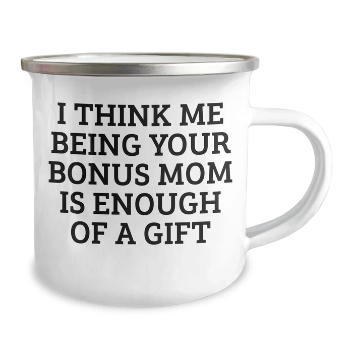 Funny Bonus Mom Gifts from Mom to Bonus Mom - Camping Mug for Graduation Unique Gifts - Image 2
