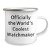Watchmaker's Delight, Camping Mug, 'Officially The World's Coolest Watchmaker', Father's Day Unique Gifts from Family - Image 2