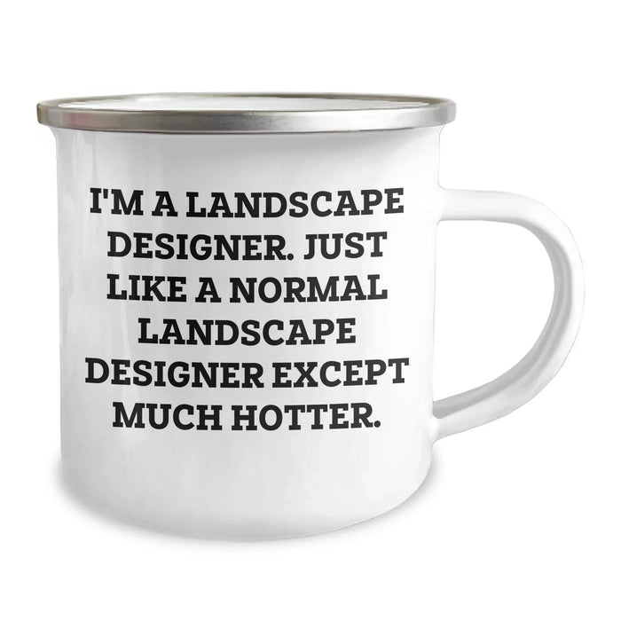 Funny Landscape Designer Gifts - 'I'm A Landscape Designer...' Camping Mug for Mom's Day from Friends - Image 2
