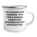 Funny Landscape Designer Gifts - 'I'm A Landscape Designer...' Camping Mug for Mom's Day from Friends - Image 2