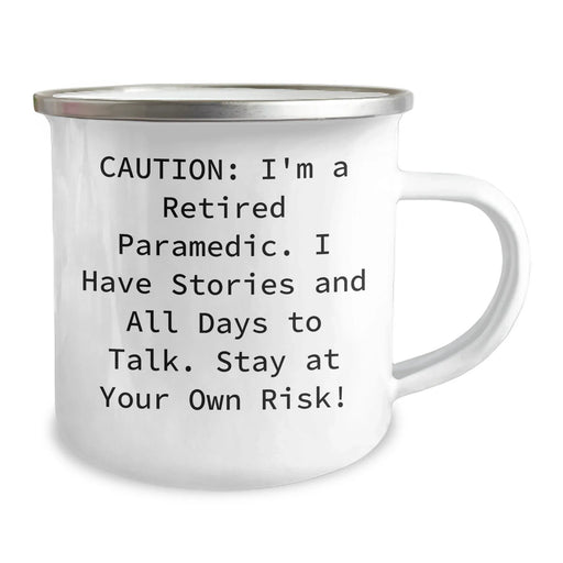 Funny Rescue Worker Gifts for Men, Rescue Worker Mug with Caution Quote, Camping Mug for Rescue Worker Graduation, Gifts from Family to Rescue Worker - Image 2