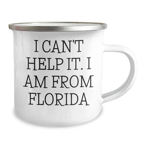 Florida Proud Gifts from Friends and Family - I Can't Help It. I Am From Florida Funny Camping Mug for Graduation Unique Gifts - Image 2