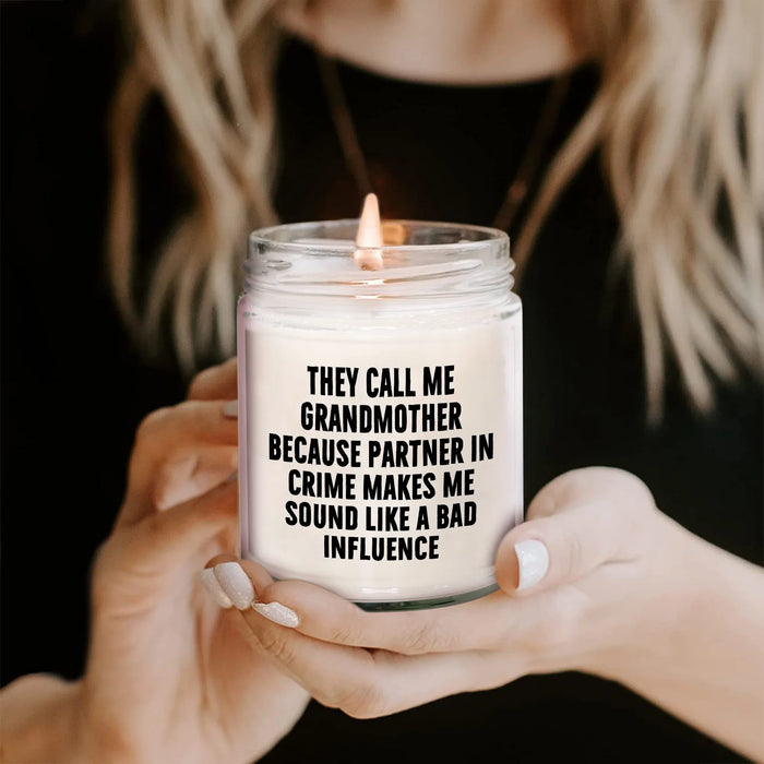 Grandmother Gifts: Funny Vanilla Soy Candle for Her, Perfect Graduation Gifts from Grandma, Unique and Thoughtful Presents for Grandkids - Image 2