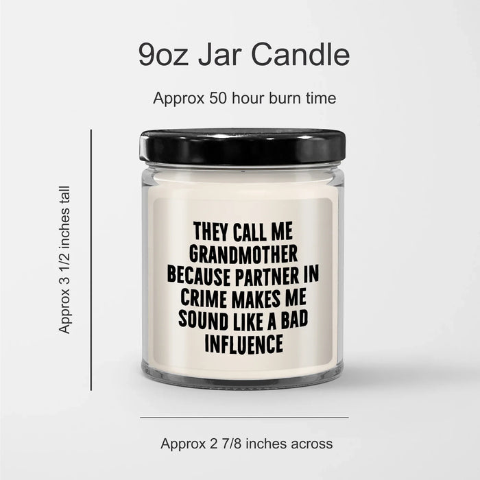 Grandmother Gifts: Funny Vanilla Soy Candle for Her, Perfect Graduation Gifts from Grandma, Unique and Thoughtful Presents for Grandkids - Image 3