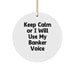 Banker Gifts from Friends for Christmas Unique Circle Ornament - Image 1