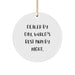 Dealer By Day, World's Best Mom By Night. Gifts from Men for Dealers Friends Circle Ornament - Image 1