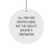 Firefighter Gifts from Men, Funny Circle Ornament for Firefighter, Inspirational Quote on Christmas Unique Gifts for Firefighter, Gifts for Firefighter Friends and Family - Image 1