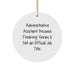 Funny Administrative Assistant Circle Ornament Gifts from Coworkers to Friends - 'Administrative Assistant. Because Freaking' genius Is Not An Official Job Title.' - Image 1