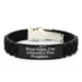 Tax Preparer Gifts, Keep Calm, I'm (almost) A Tax Preparer. Funny Graduation Glide lock Clasp Bracelet for Men, Women, Friends, Coworkers, Family from Loved Ones - Image 1