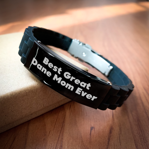 Funny Best Great Dane Mom Ever Gifts from Daughter for Mother's Day - Glide lock Clasp Bracelet | Great Dane Dog Jewelry | Great Dane Dog Lover Gifts for Women - Image 2
