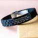 Detective Gifts from Friends, Unique Graduation Gifts for Detective Men, 'Detective. Because Freaking' genius Is Not An Official Job Title.' Glide lock Clasp Bracelet - Image 3