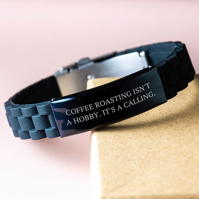Coffee Roasting Isn't A Hobby. It's A Calling., Glide lock Clasp Bracelet Gift for Coffee Roasting Enthusiasts, Mother's Day Unique Gifts from Friends to Family - Image 3