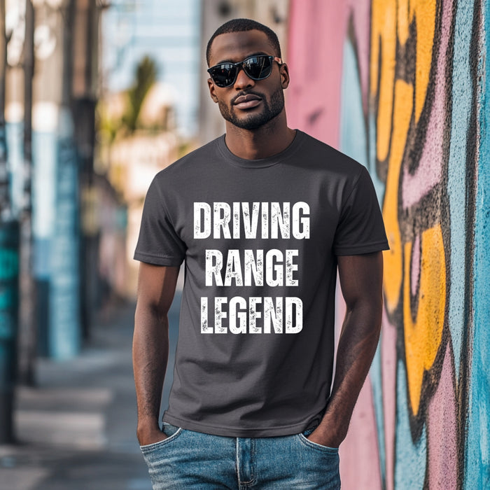 Golf Shirt Funny Golf Tee Shirt Driving Range Legend Tee Retirement Gift Funny Golf Apparel Gift for Golfer Birthday Gift Dad Golf Shirt