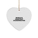 Funny Underwriter Gifts from - 'World's Greatest Underwriter' Heart Ornament for Underwriter, Men, Women, Friends, Coworkers, Family - Image 1