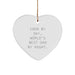 Cook by Day, World's Best Dad by Night, Gifts for Cook, Heart Ornament for Christmas, Gifts from Men to Cook, Unique Heart Ornament for Christmas - Image 1