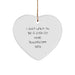 Funny Bullmastiff Dad Gifts for Men, I Just Want To Be A Stay At Home Bullmastiff Dad Heart Ornament, Christmas Unique Gifts from Family Friends - Image 1