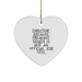Funny Director Heart Ornament Gifts from Friends to Men for Christmas - 'Director. Because Freaking' genius Is Not An Official Job Title.' - Image 1
