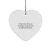 Dispatcher's Proud, Funny Heart Ornament Gifts from Family, Coworkers, or Friends for Christmas - Image 1