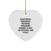 Electrical Engineer Gifts from Friends - Funny Heart Ornament, Electrical Engineer Humor, Christmas Unique Gifts - Image 1