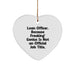 Funny Loan Officer Heart Ornament Gifts from Friends to Christmas Treasures - Image 1