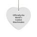 'Watchmaker's Heart' Officially The World's Coolest Watchmaker Gift for Men, Funny Christmas Ornament from Friends, Family, or Coworkers - Image 1