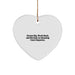 Dream Big Court Reporter Heart Ornament Gifts from Friends, Gifts for Court Reporters, Funny Christmas Unique Gifts - Image 1