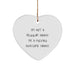 Funny Nanny Gifts from Family - I'm Not A Regular Nanny. I'm A F--king Awesome Nanny. Heart Ornament for Nanny, Nanny's Gift, Christmas Unique Gifts - Image 1
