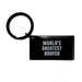 Funny Roofer Gifts from Friends for Mother's Day - 'World's Greatest Roofer' Keychain - Image 1