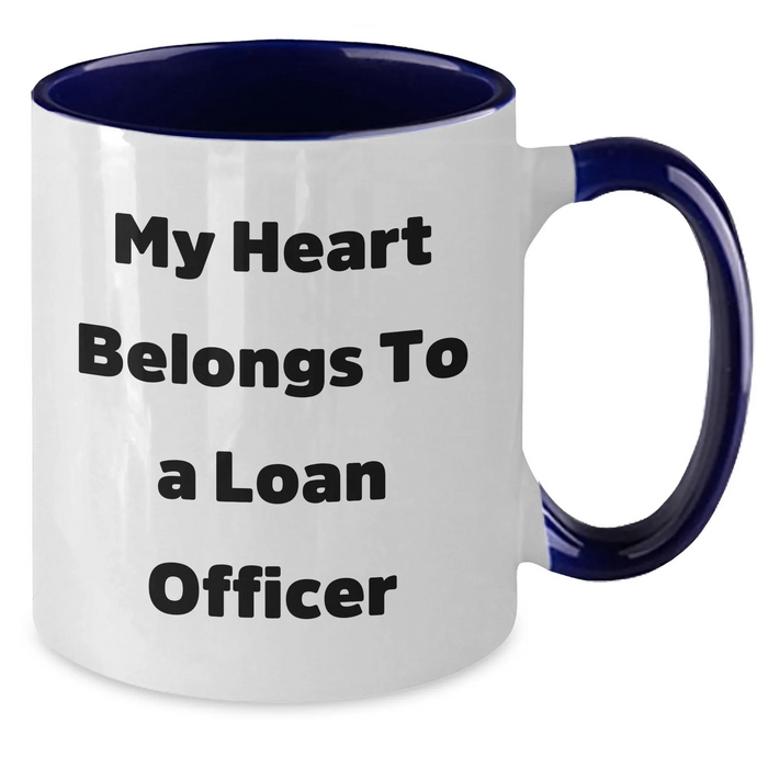 Funny Loan Officer Gifts, Two Tone Coffee Mug for Him, Gifts from Family, Father's Day Unique Gifts for Loan Officer Men - Additional