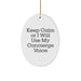 Concierge Gifts from Friends, Funny Oval Ornament for Christmas Unique Gifts, Keep Calm Or I Will Use My Concierge Voice - Image 1