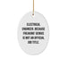 Electrical Engineer Gifts from Friends - Oval Ornament, Funny Quote - 'Freaking' genius Is Not An Official Job Title., Gifts for Electrical Engineer Men, Christmas Unique Gifts - Image 1