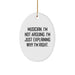 Funny Musician Gifts from Friends for Musician - 'I'm Not Arguing. I'm Just Explaining Why I'm Right.' Oval Ornament for Christmas - Image 1