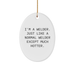 Welder Gifts from Friends - Funny Quote Oval Ornament for Christmas - Image 1