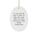 Crimes Scene Technician Oval Ornament Gifts for Christmas - Funny I Love How We Don't Say Out Loud I'm Favorite Crime Scene Technician - Unique Holiday Gifts from Family - Image 1