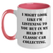 Classic Car Collecting Humor Gifts from Men, Gifts for Women Friends, Funny Two Tone Coffee Mug, Perfect Mother's Day Unique Gifts - Main